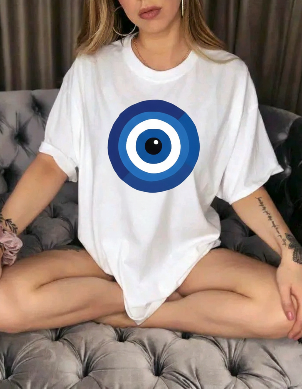 EVIL EYE OVERSIZED T-SHIRT