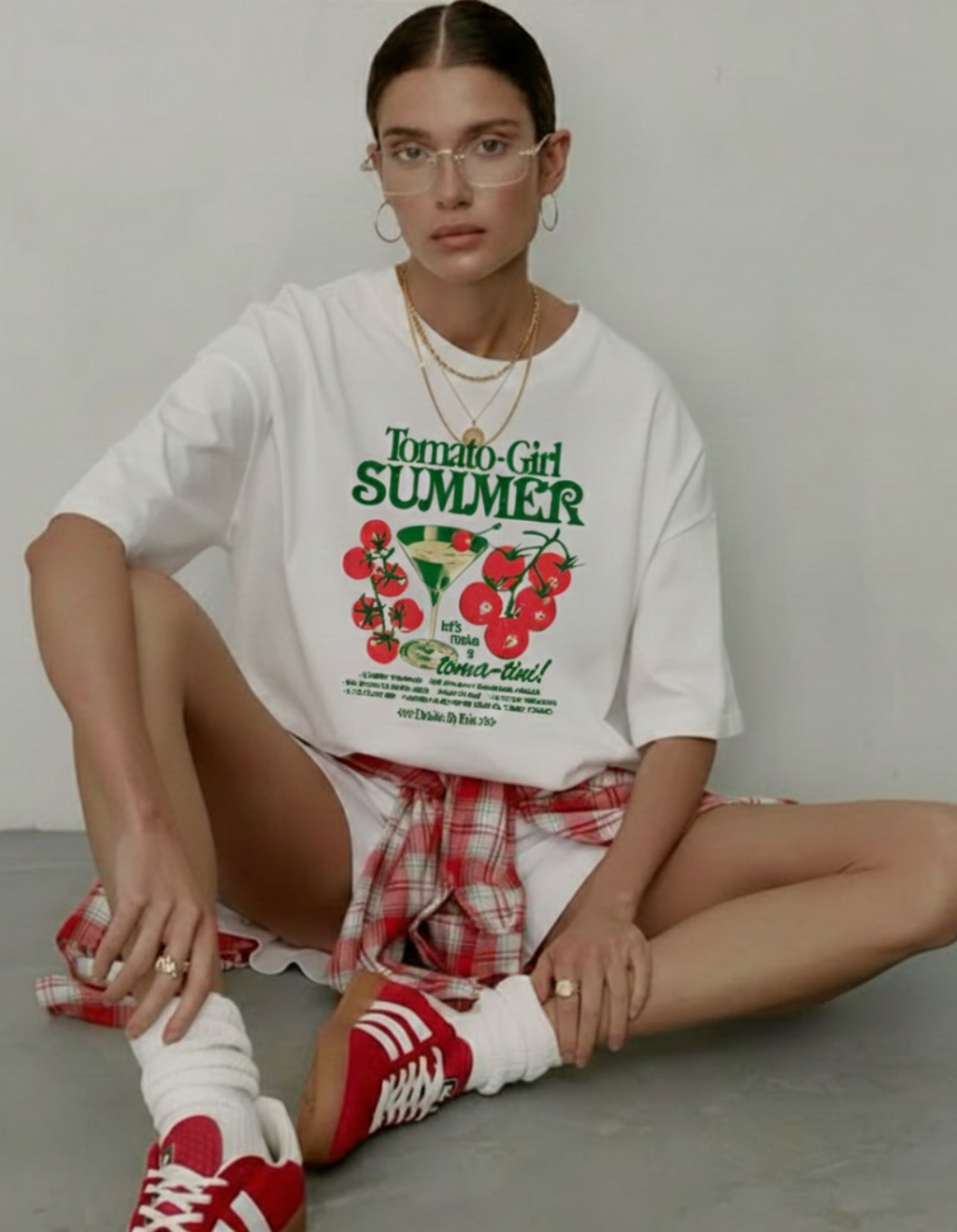TOMATO GIRL OVERSIZED T-SHIRT