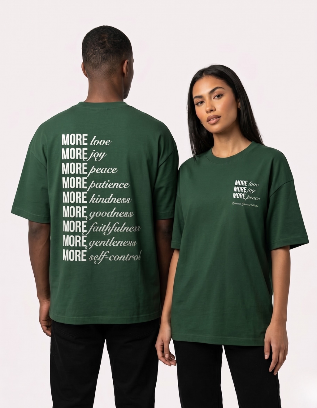 MORE LOVE MORE JOY OVERSIZED T-SHIRT
