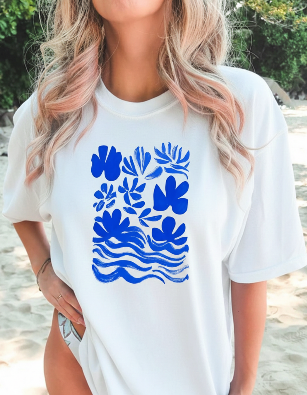 CORALS OVERSIZED T-SHIRT