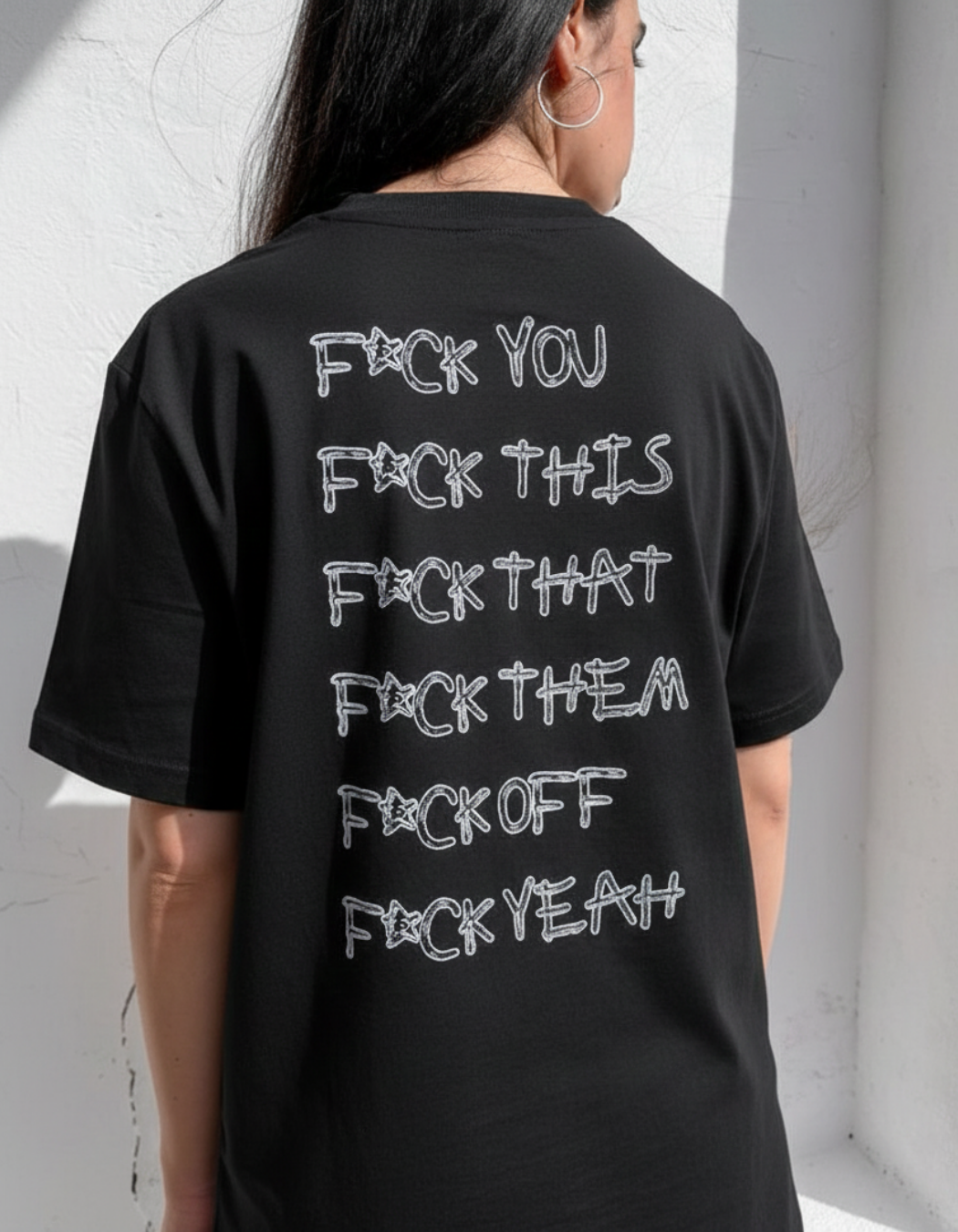 F*CK THIS OVERSIZED T-SHIRT