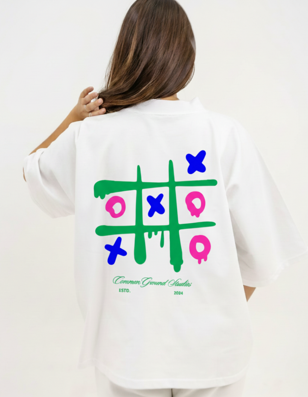 TIC TAC TOE OVERSIZED T-SHIRT