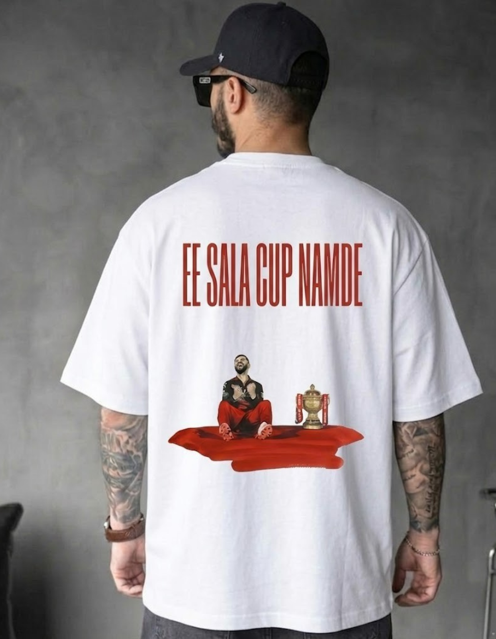 CUP NAMDE RCB OVERSIZED T-SHIRT