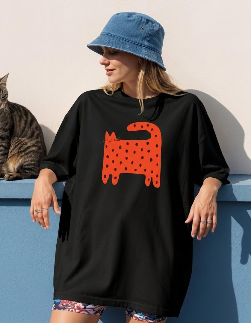 CATTY OVERSIZED T-SHIRT