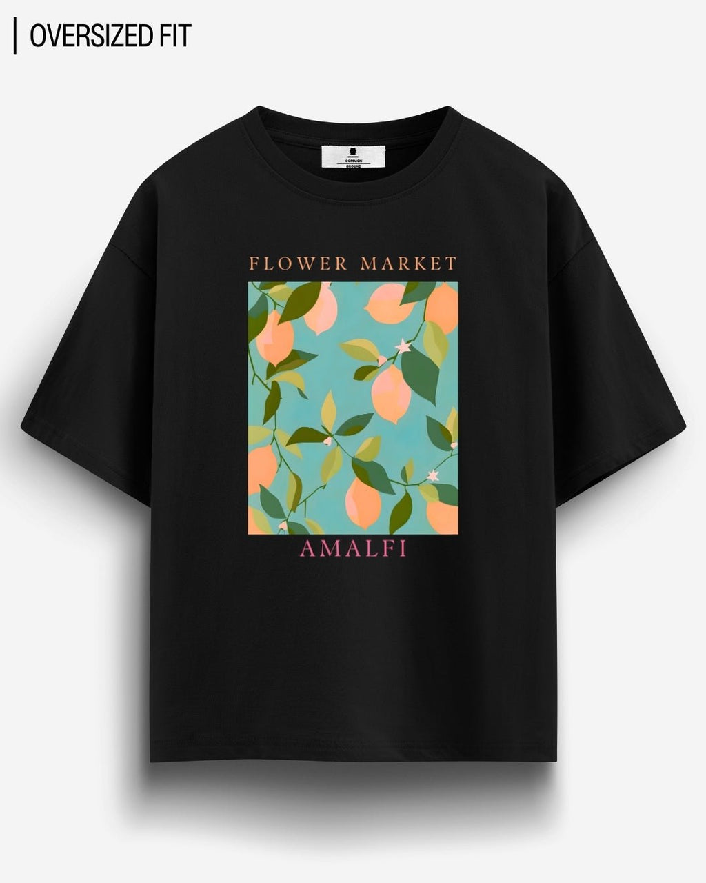 AMALFI FLOWER MARKET OVERSIZED T-SHIRT