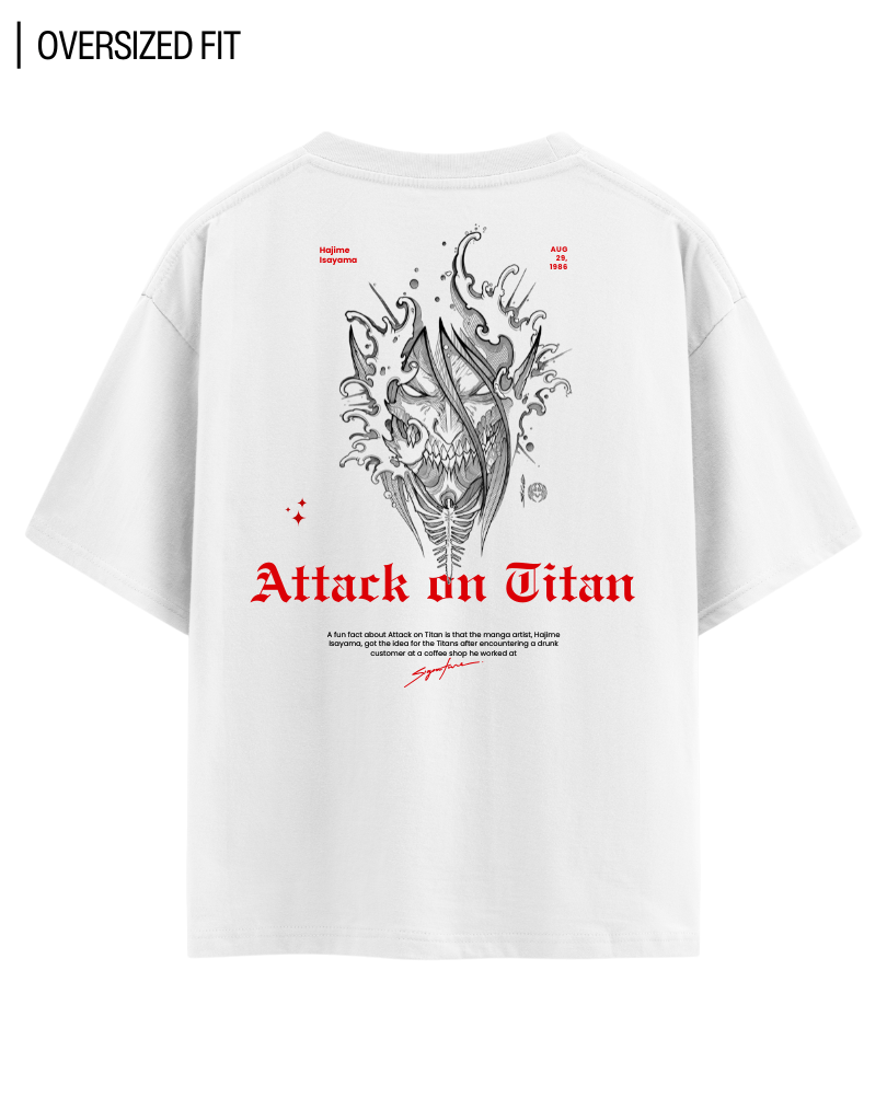 ATTACK ON TITAN OVERSIZED T-SHIRT