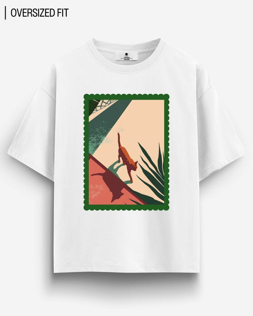 CAT AFTERNOONS OVERSIZED T-SHIRT