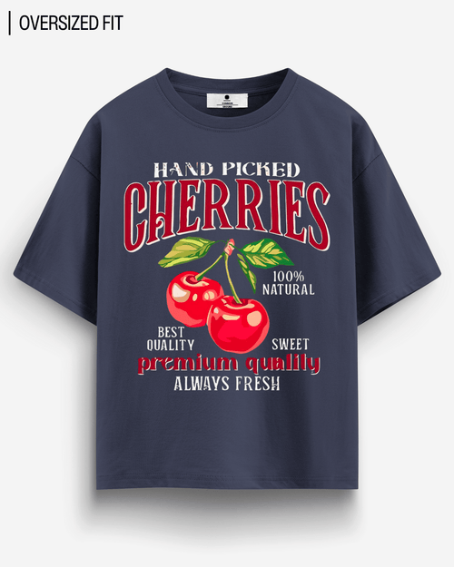 CHERRIES OVERSIZED T-SHIRT