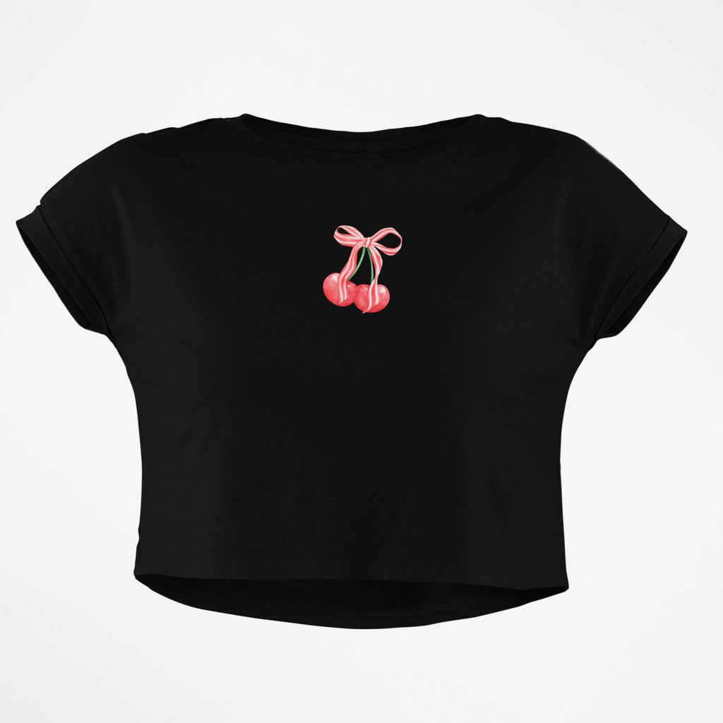 CHERRY BOW CROP TOP