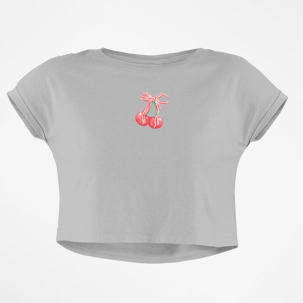 CHERRY BOW CROP TOP