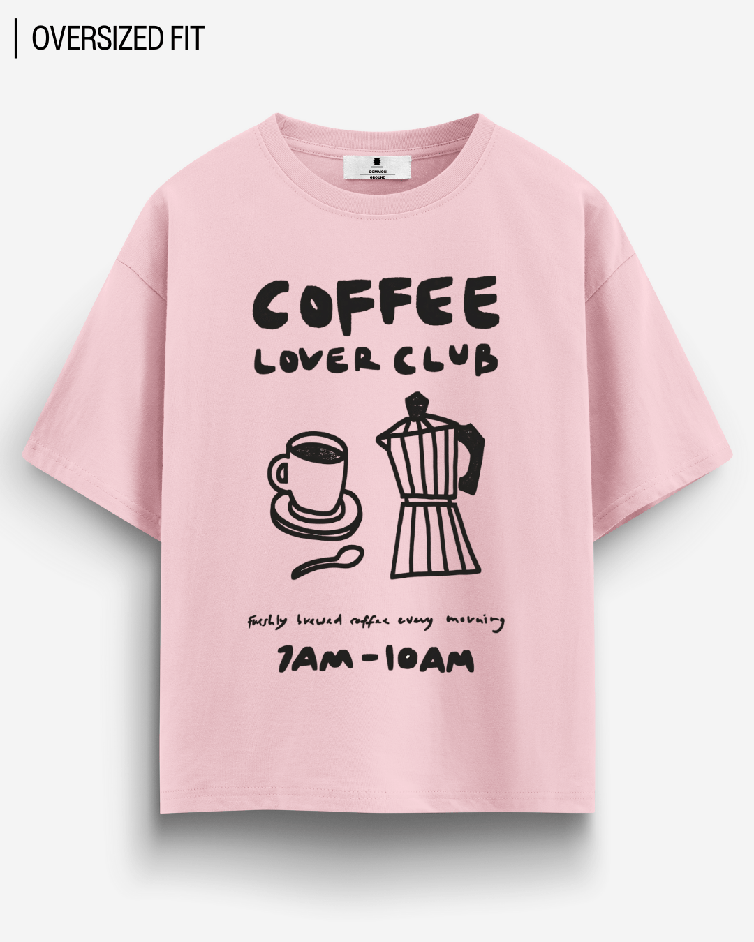 COFFEE LOVER CLUB OVERSIZED T-SHIRT