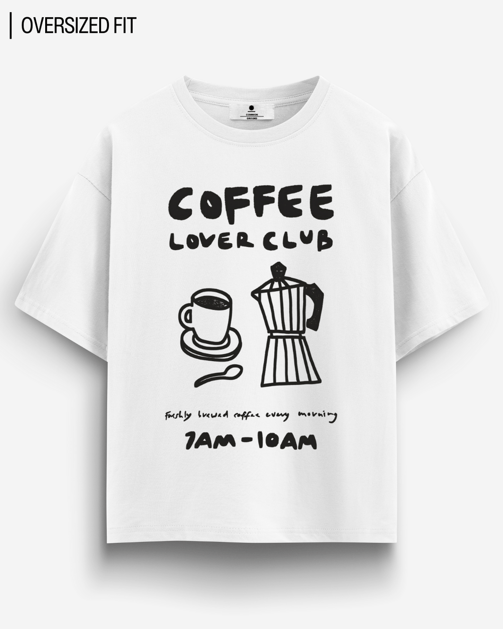 COFFEE LOVER CLUB OVERSIZED T-SHIRT