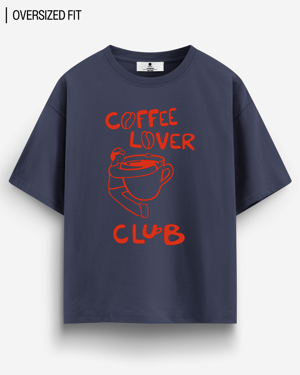 COFFEE LOVER CLUB OVERSIZED T-SHIRT