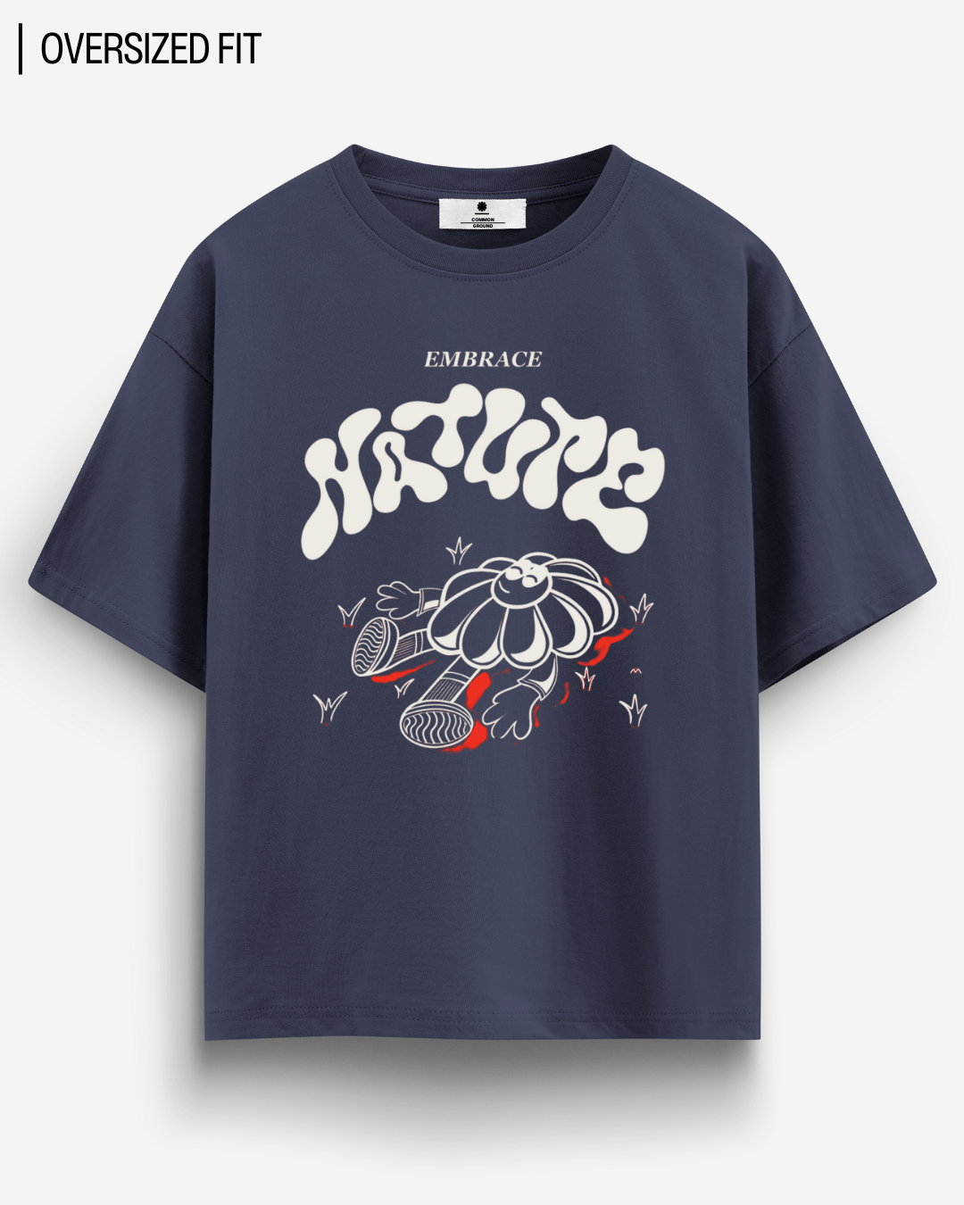 EMBRACE NATURE OVERSIZED T-SHIRT