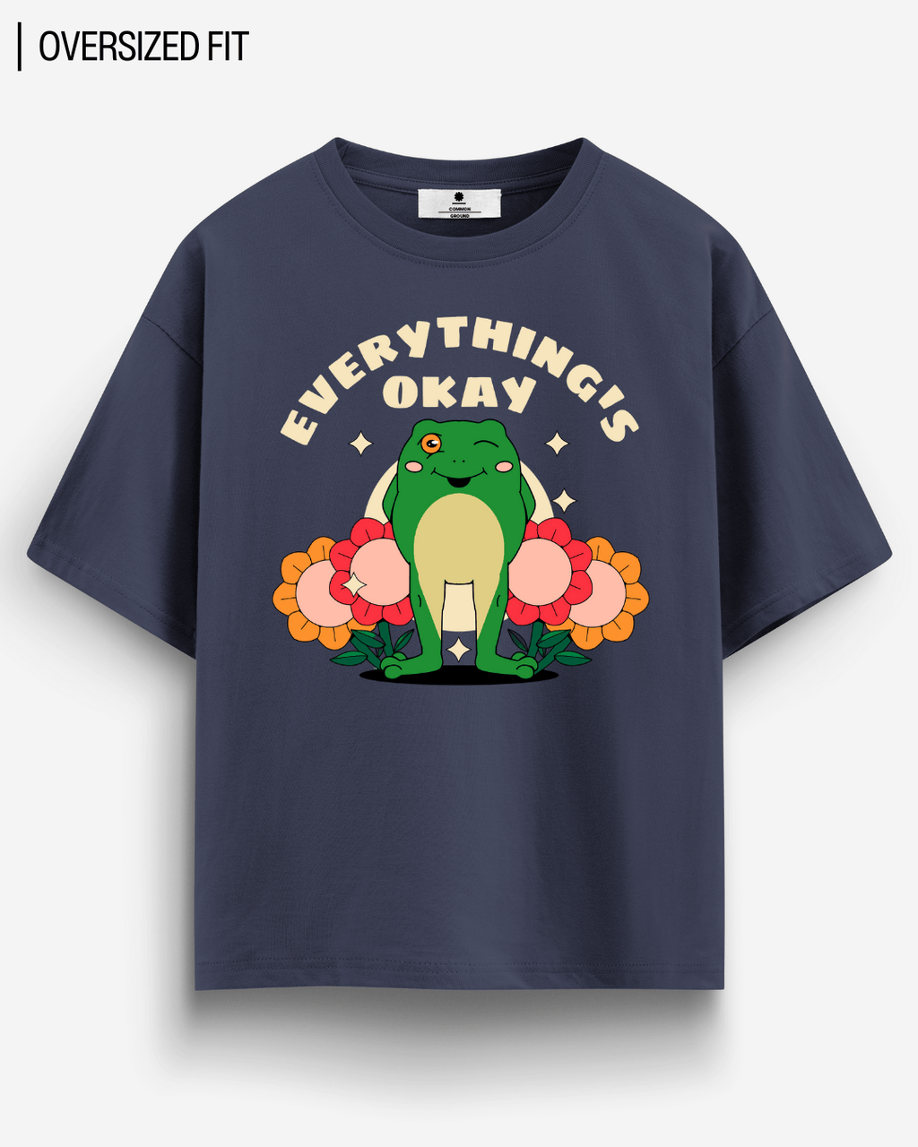 EVERYTHING'S OK OVERSIZED T-SHIRT