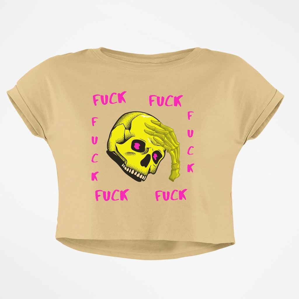 F*CK F*CK F*CK CROP TOP