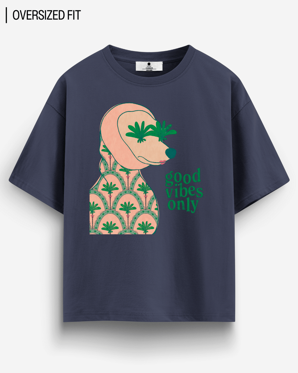 GOOD VIBES ONLY OVERSIZED T-SHIRT