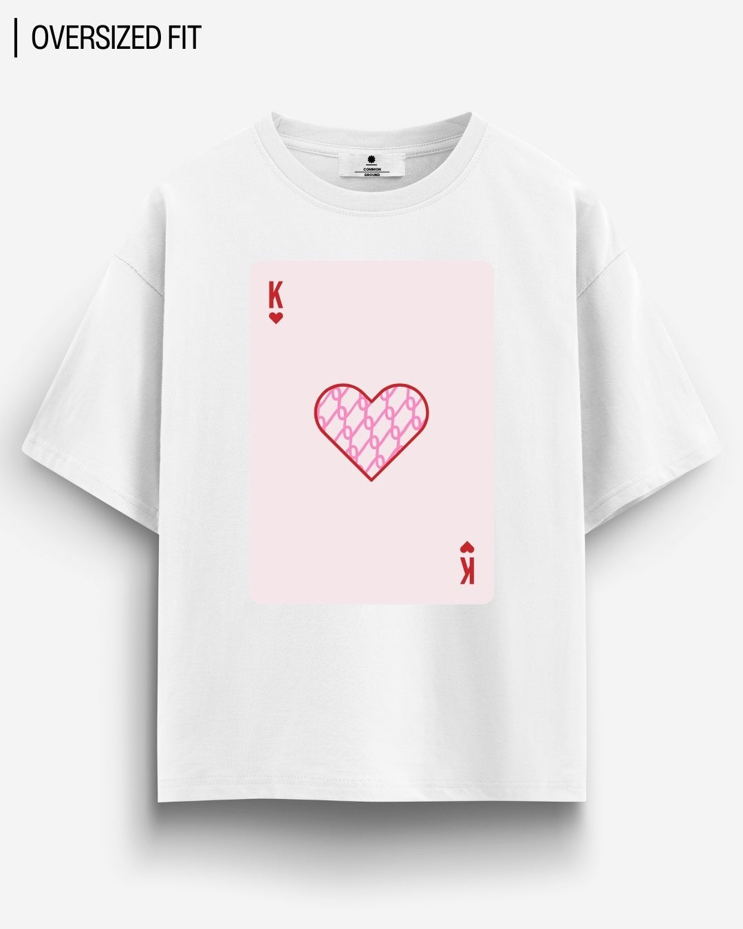 KING OF HEARTS OVERSIZED T-SHIRT