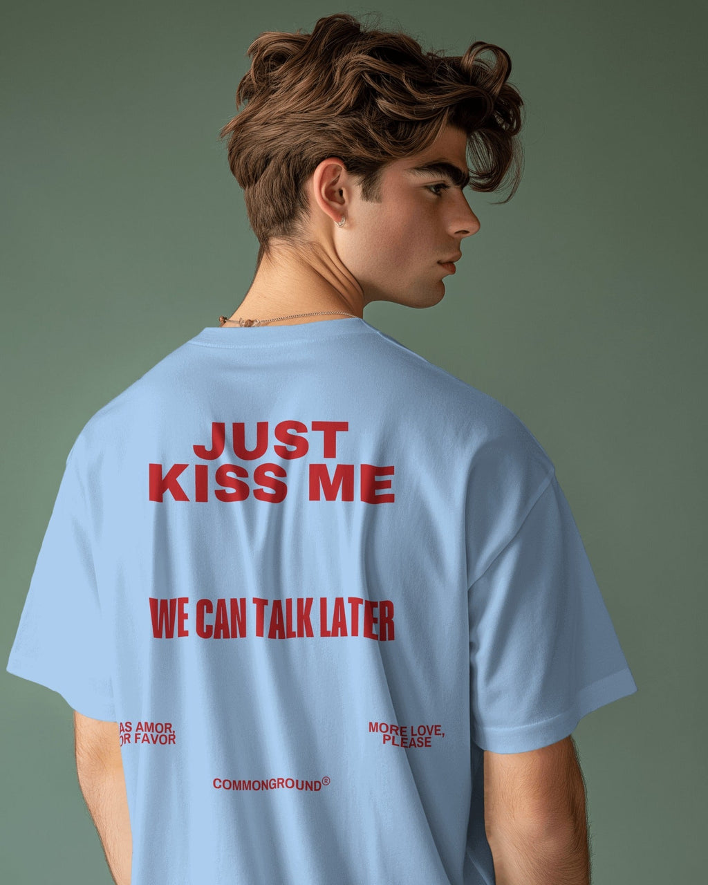 KISS ME OVERSIZED T-SHIRT
