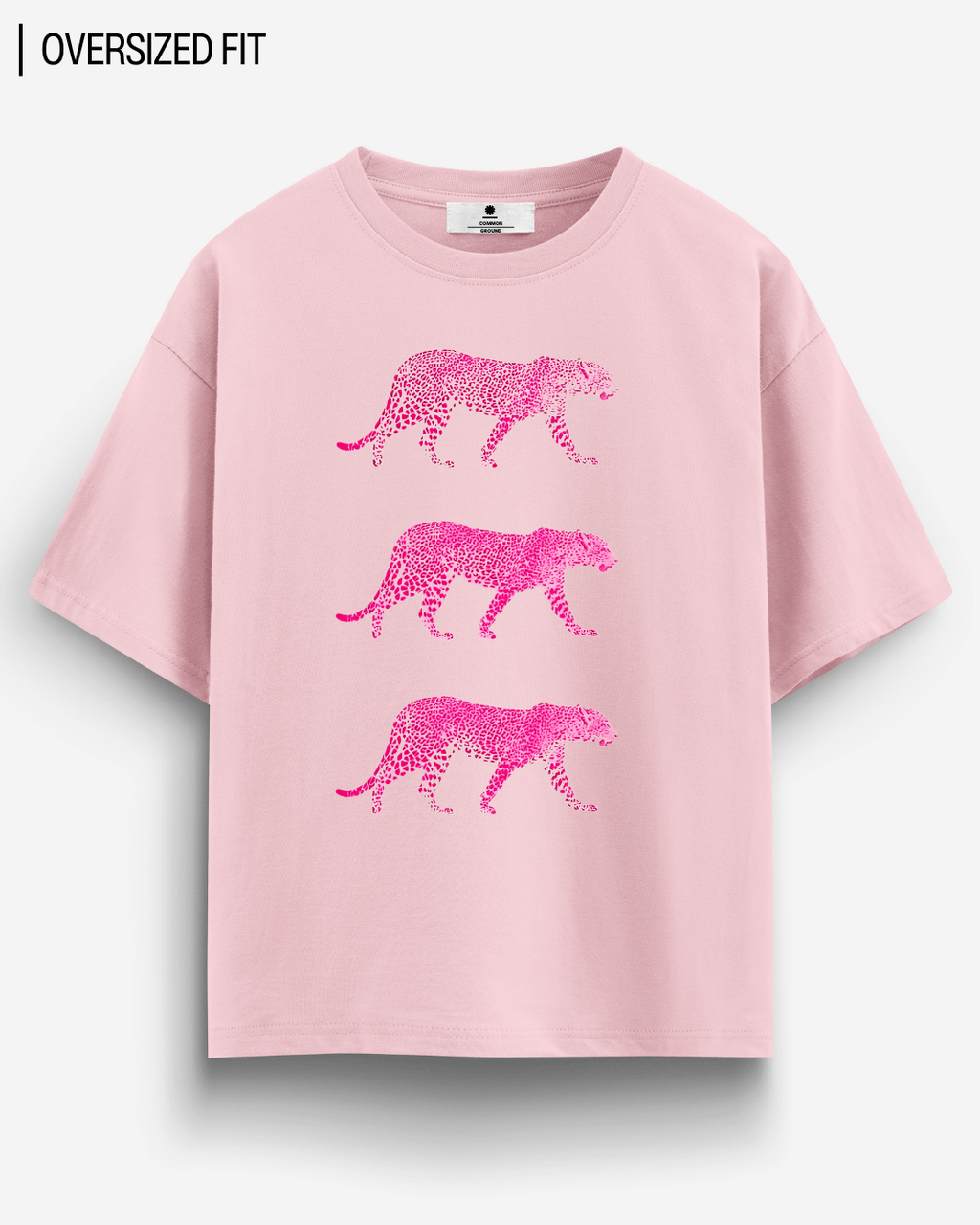 LEOPARD OVERSIZED T-SHIRT