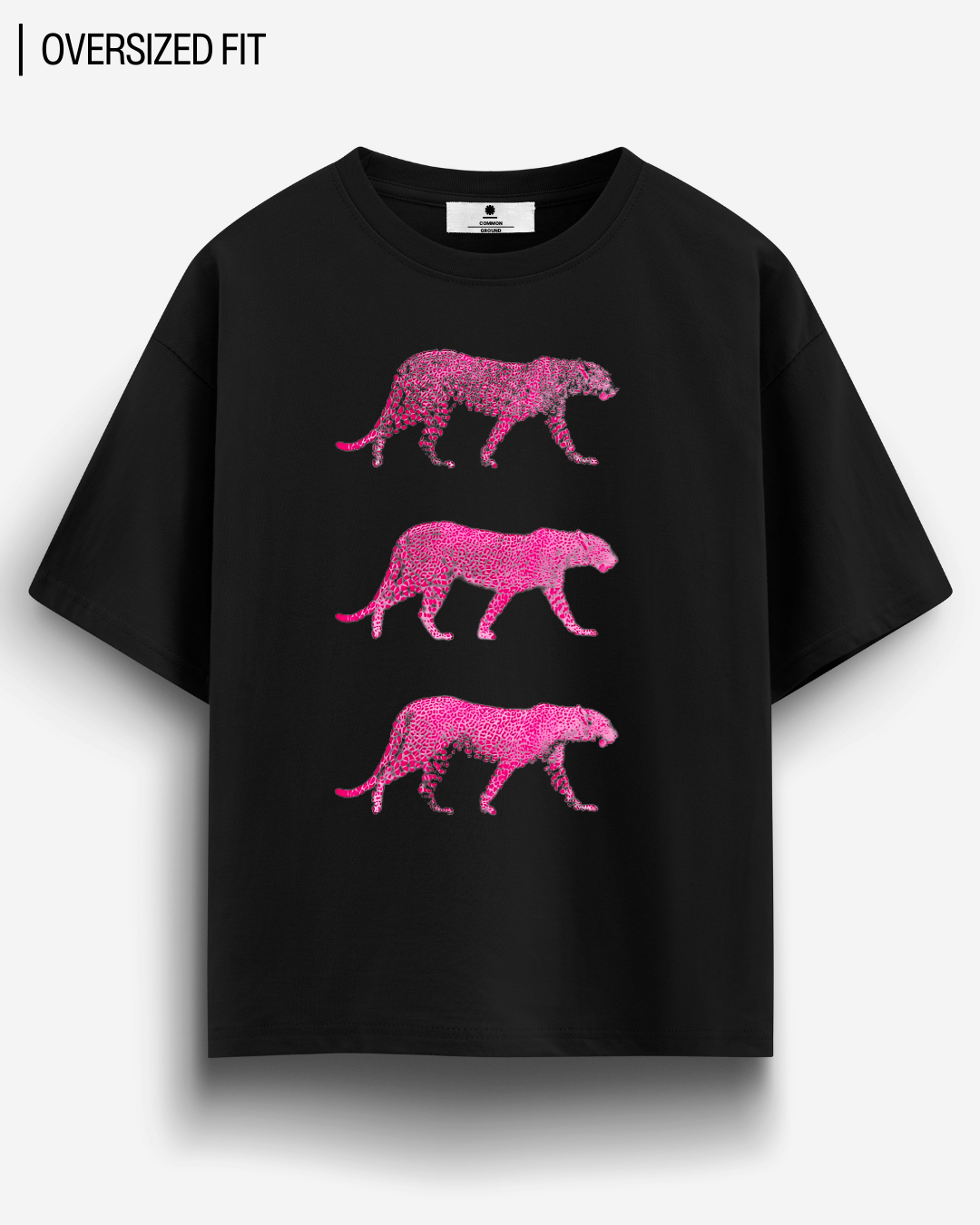 LEOPARD OVERSIZED T-SHIRT