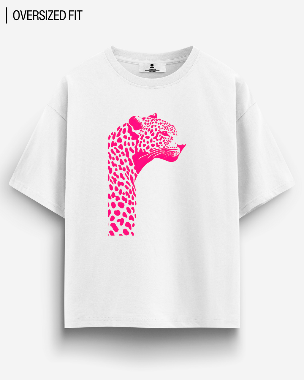 LEOPARD OVERSIZED T-SHIRT