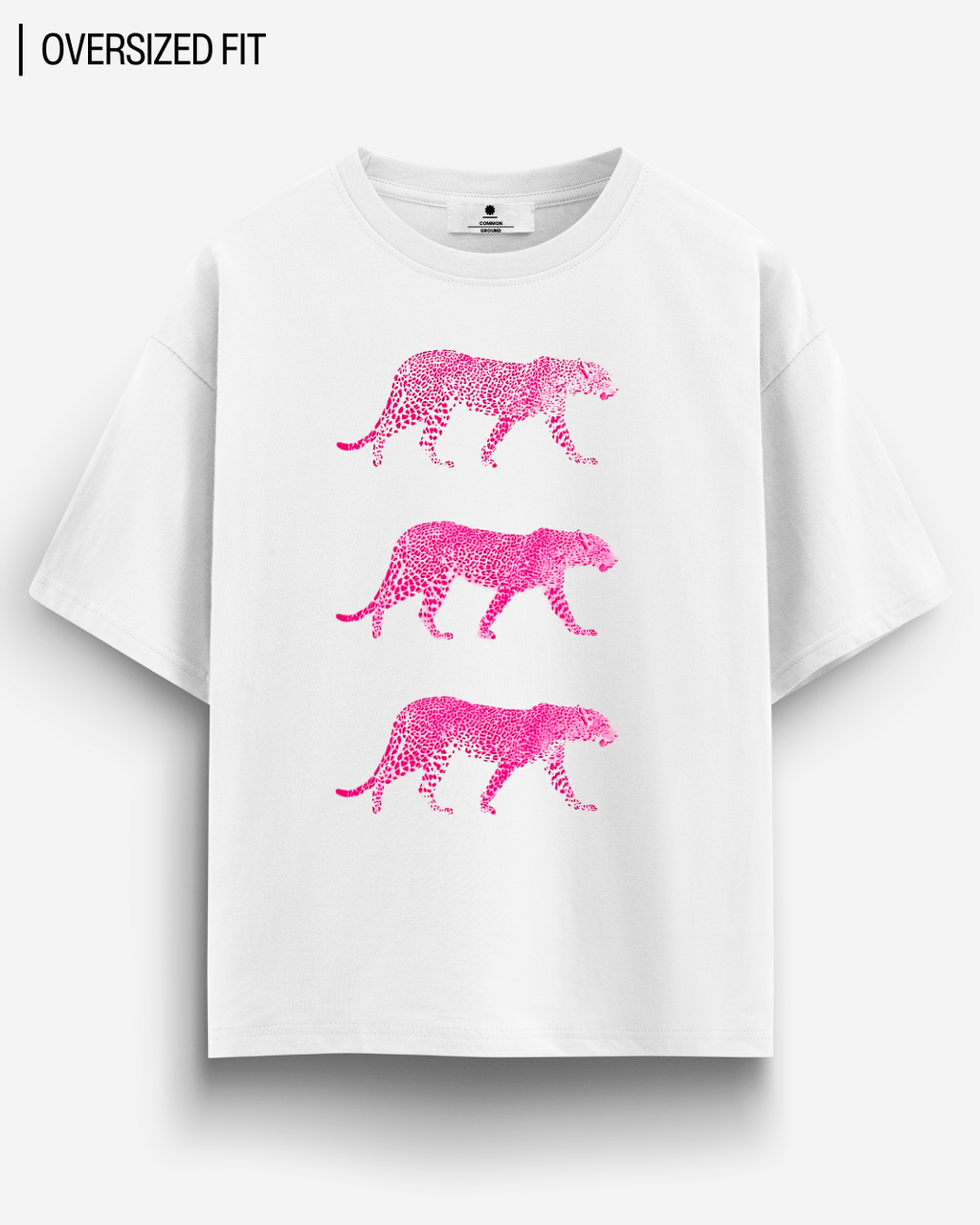 LEOPARD OVERSIZED T-SHIRT
