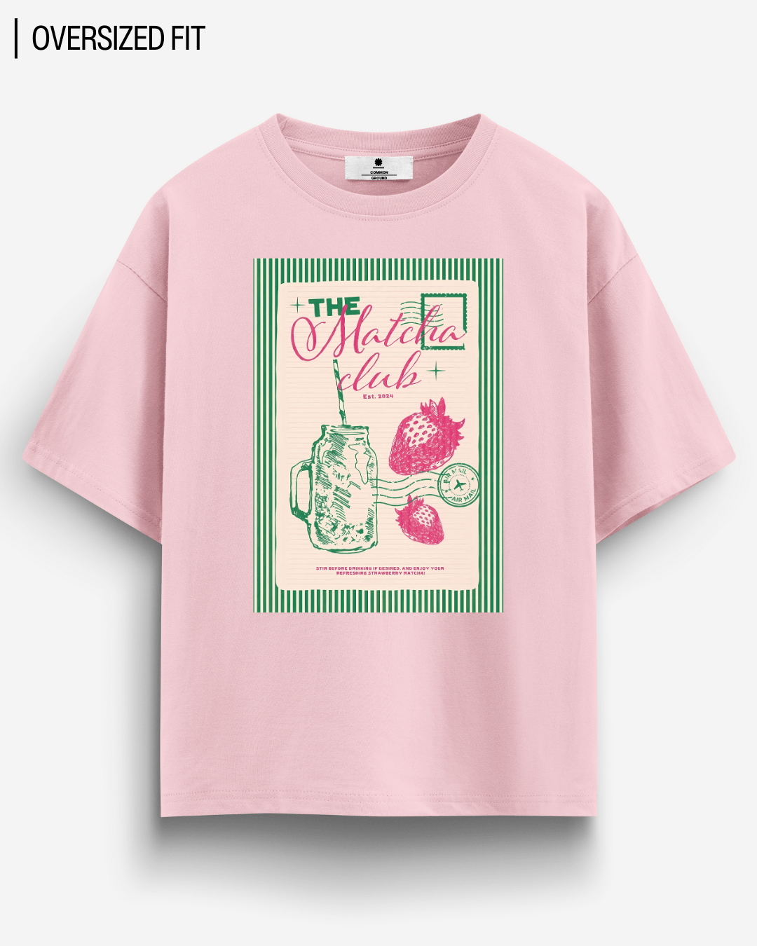 MATCHA CLUB OVERSIZED T-SHIRT