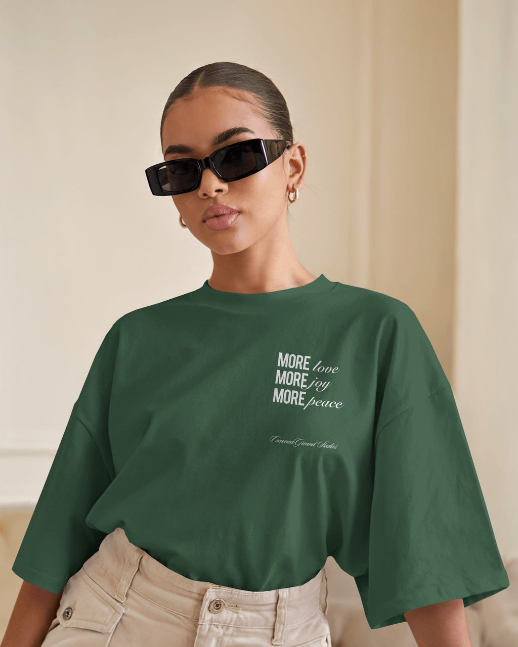 MORE LOVE MORE JOY OVERSIZED T-SHIRT