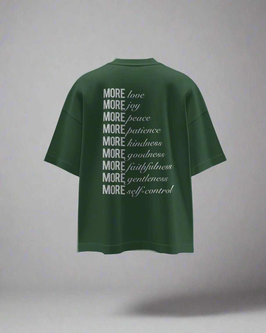 MORE LOVE MORE JOY OVERSIZED T-SHIRT