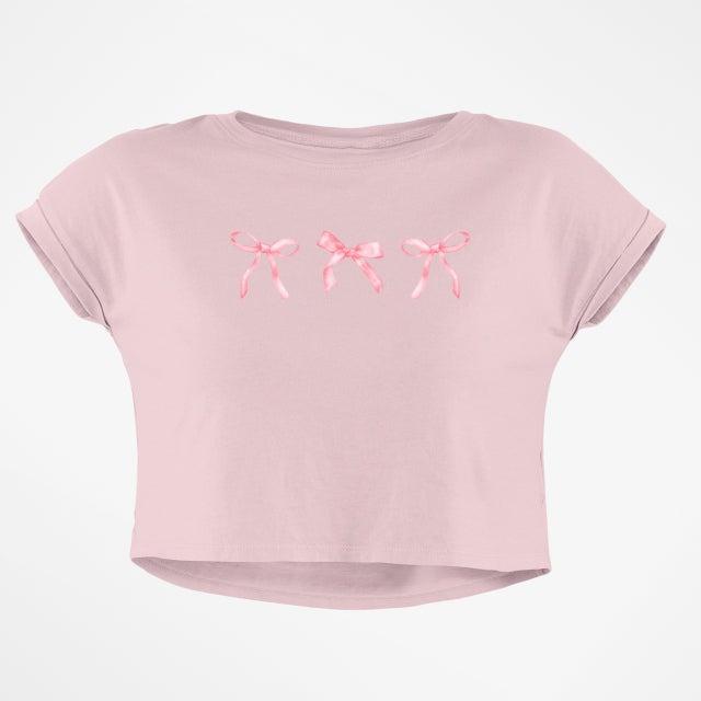 PRINCESS BOWS CROP TOP