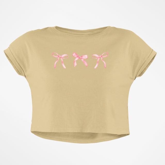 PRINCESS BOWS CROP TOP