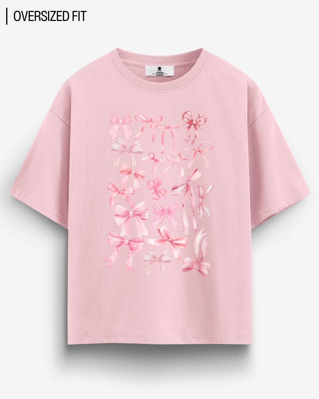PRINCESS BOWS OVERSIZED T-SHIRT