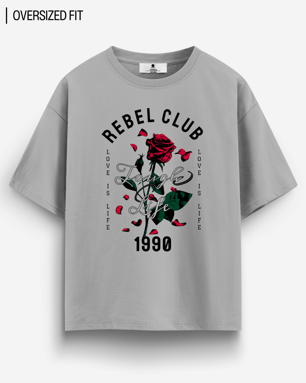 REBEL CLUB OVERSIZED T-SHIRT