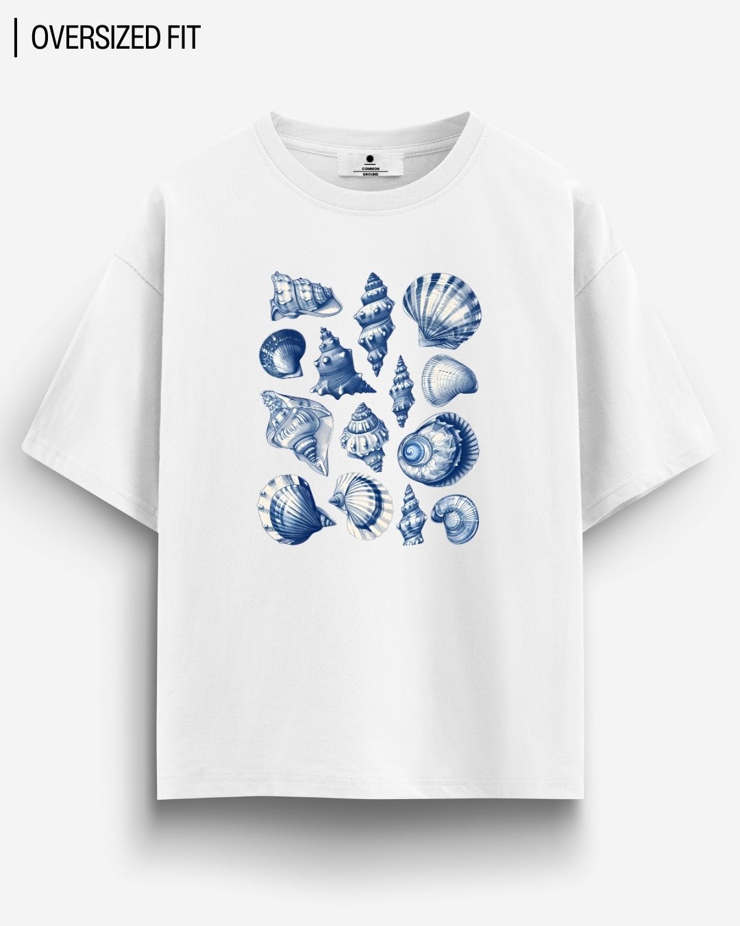 SEA SHELLS OVERSIZED T-SHIRT