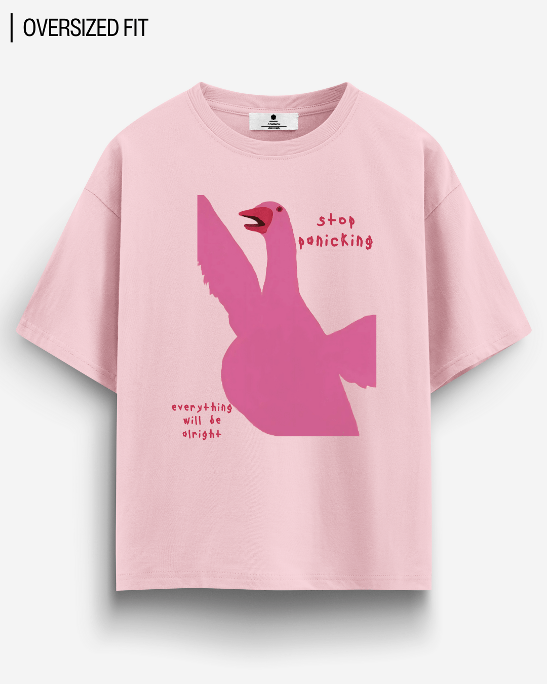 STOP PANICKING OVERSIZED T-SHIRT