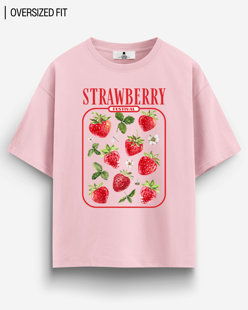 STRAWBERRY FESTIVAL OVERSIZED T-SHIRT