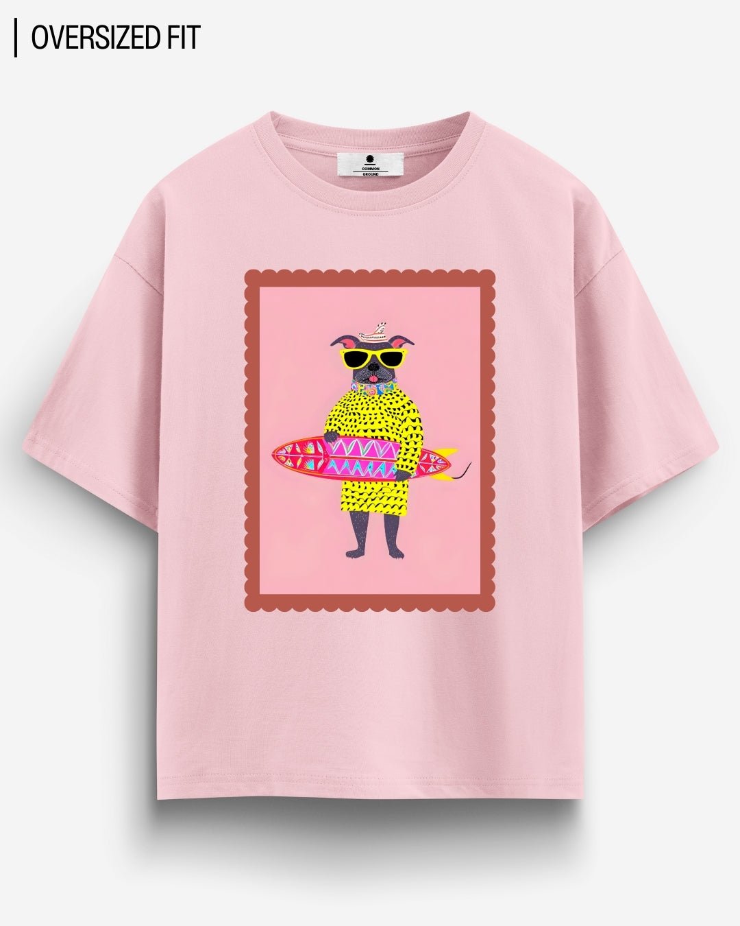 SURFER DOG OVERSIZED T-SHIRT