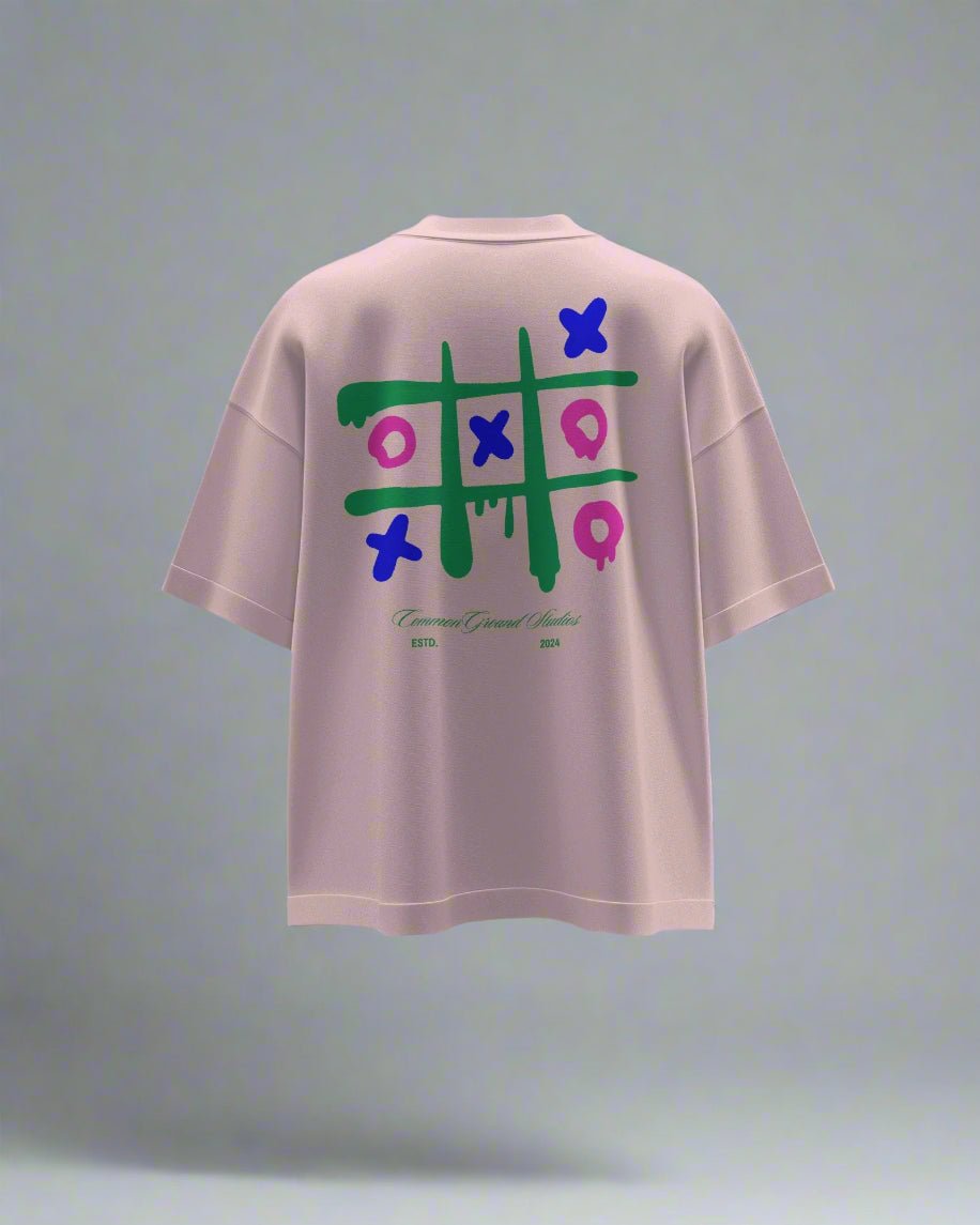 TIC TAC TOE OVERSIZED T-SHIRT