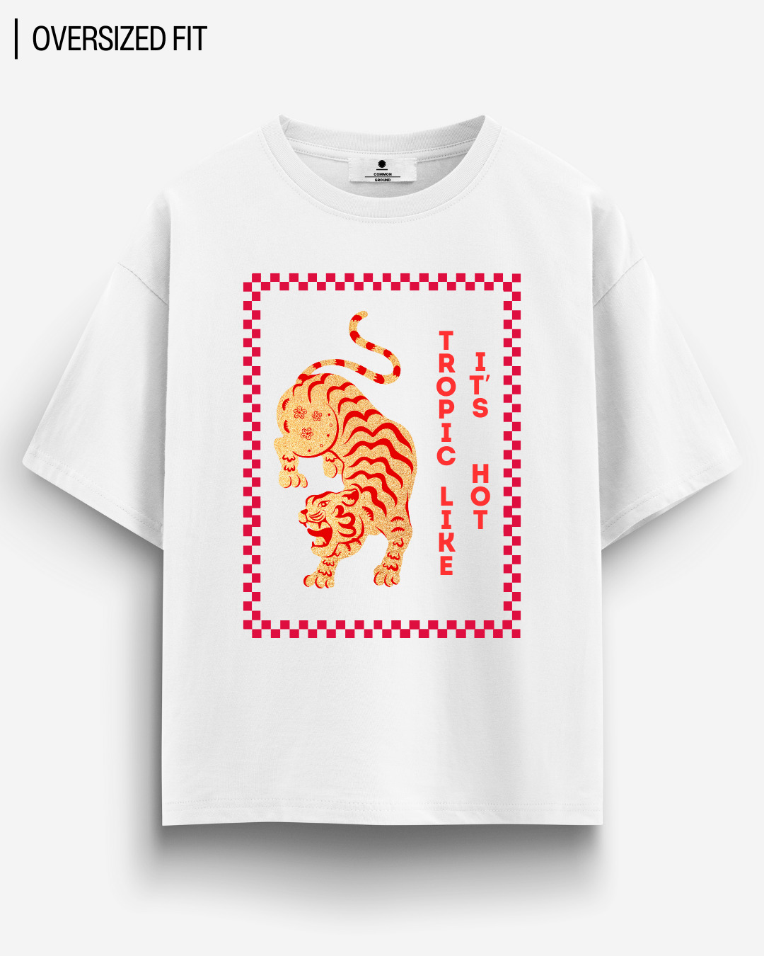 TROPIC LIKE IT'S HOT OVERSIZED T-SHIRT