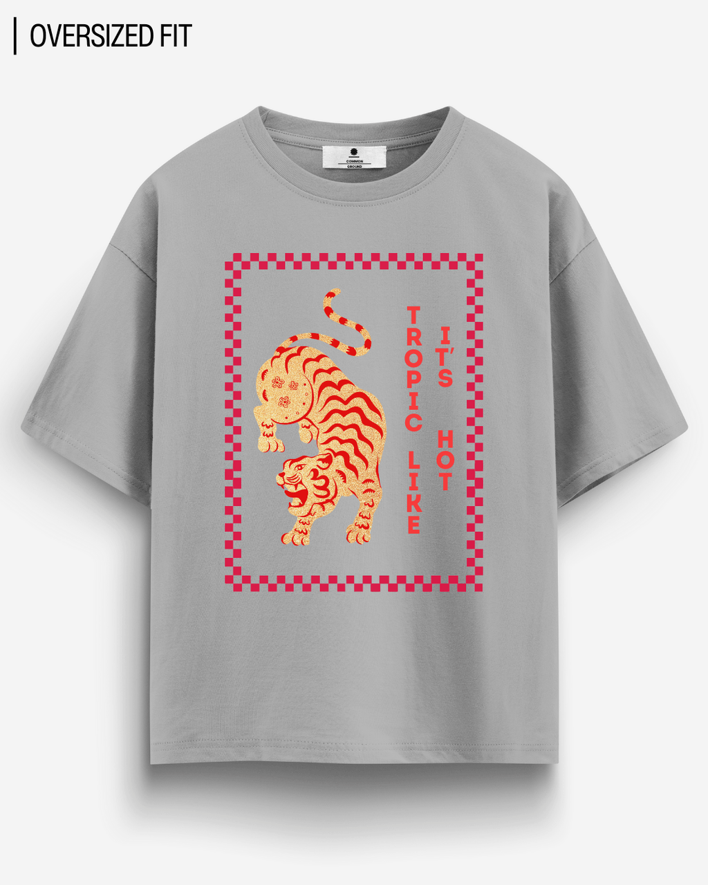 TROPIC LIKE IT'S HOT OVERSIZED T-SHIRT